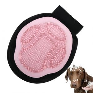 Brosse de bain pour animal de compagnie – Brosse de massage pour chien – de toilettage pour animal domestique pour nettoyer les poils longs et courts au quotidien salle de bain maison appartement (hongdia, neuf)