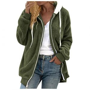 Cocila Manteau à Capuche Avec Poche Pour Femmes Doudoune Hiver (Green L) Veste Mi Saison Veste Brune Femmes ZippéE Coton En Jean Sans Manche Automne ImperméAble De RandonnéE Fete Denim Jackets (CHOHJIA, neuf)