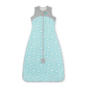 Love To Dream Gigoteuse Bio Lite, 6-18 Mois, Turquoise, 0,2 Tog (24-27 &deg;C), Manches Courtes, Couverture l&eacute;g&egrave;re, Coton Lavable en Machine, 2 Fermetures &eacute;clair (Love To Dream, neuf)