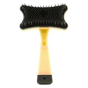 Generic Peigne de Toilettage pour Animaux de Compagnie, Particules de Massage S&ucirc;res et Durables pour Chiens et Chats, &eacute;limine les Poils L&acirc;ches, Brosse Autonettoyante pour Animaux de Compagnie pour (Fendysey, neuf)