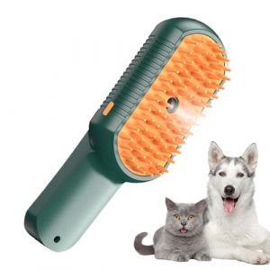 R&eacute;par&eacute; &agrave; la vapeur pour chats, brosse de toilettage pour chat &agrave; vapeur,Pinceau de baise de chat d&eacute;licat &agrave; la vapeur | &Eacute;pilation et peigne de massage multifonctionnel dignant pour (spolert, neuf)