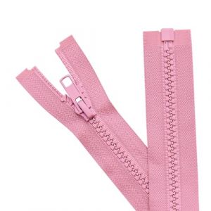Sawaoke 2PCS N&deg;5 13 cm veste de s&eacute;paration zip pour la couture veste de manteau zip en plastique Couleur Rose zip en vrac tailleur DIY v&ecirc;tements/sacs outils de couture (Ninelephant-EU, neuf)