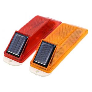 Voyant D'avertissement Étanche – Lampe D'alarme Flash, Clignotant Super Lumineux Solaire | Lumières Pour Utilisation En Usine De Construction, Panneaux De Signalisation Routière De Sécurité, Lampe LED (Chacha grocery store, neuf)