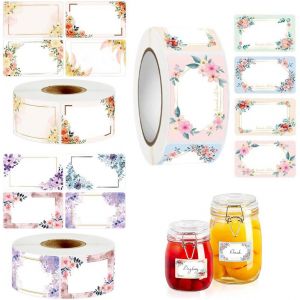 750 Pi&egrave;ces Etiquettes Autocollantes Bocaux &eacute;tiquettes &agrave; Confiture &eacute;tiquette Noel Etiquettes Adh&eacute;sives &eacute;tiquettes Confitures,Pour Pots de Confiture Pots &agrave; &eacute;pices Bouteilles Etiquette Epices (CHAOTEMAIKJ, neuf)