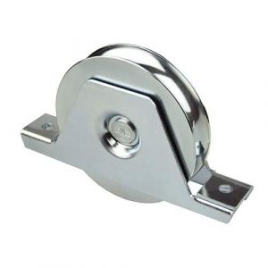 DOJA Industrial | Galet de Portail Support Interieur | Rail Gorge U | 100 x 20 | 2 Unité | Roue Support pour Portail Coulissant | Application: Rail Coulissant, Porte Coulissante Interieur, Garage... (DOJA Barcelona, neuf)