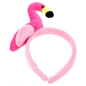 ULTECHNOVO Bandeau Flamant Rose Dirig&eacute; D&eacute;corations De F&ecirc;te De Flamants Accessoires De Cheveux Groupe Bandeau D'&eacute;t&eacute; Adulte Costume De Flamant Rose Coiffe De F&ecirc;te Plastique (Young Pleasure, neuf)