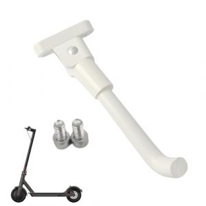 Béquille Trottinette pour Xiaomi M365/M35/Pro2/1S,Béquille Latérale Scooter,Trottinette Electrique Béquille,Support de Scooter,Accessoires de Trottinettes,Kickstand de Rechange Avec Deux Vis (Blanc) (ZhiKaiKeJiYouXianGongSi, neuf)
