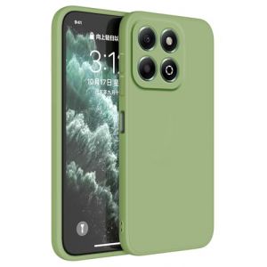 HAFFAN Coque en Silicone TPU Compatible avec Honor 200 Smart/Honor X7C (6.8"), Housse Etui de Protection pour T&eacute;l&eacute;phone Portable - Vert Matcha (haffan, neuf)