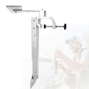 Support pour Sondeur, Support De Pêche pour Sondeur Support Pivotant à 360° en Aluminium Matériel De Montage Haut De Gamme Robuste Et Résistant à La Rouille pour La Pêche en Bateau 36-59cm (occasiond, neuf)