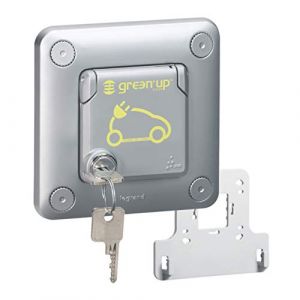 Legrand 077898 IP55 IK10 Encastrée Prise avec Volet Verrouillé Green'up Access pour Véhicule Électrique, Modes 1 ou 2, 16A, 230V (Right Choice EU, neuf)