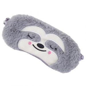 Ipetboom Masque de Sommeil Gris Singe Peluche Masque Yeux Doux et Confortable pour Voyage et Maison Bloque Lumi&egrave;re et Fatigue Accessoire Sommeil Pratique et Ajustable (KinRoZ, neuf)