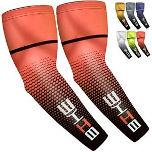 beister Manchettes de Bras Homme & Femme, Sun Anti-UV Protection UPF 50+ Manchons de Refroidissement Antid&eacute;rapants, Manchette Gaming, Manchons de Sport Compression pour Cyclisme, Basket-ball, Running (Beister., neuf)