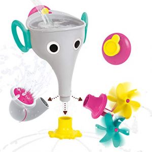 Yookidoo FUNELEFUN – Entonnoir Eléphant Jouet Bain bébé - Tuyau Aspergeur Jouet de Bain bébé - Cadeau bébé 18 Mois et Plus (Ponera, neuf)