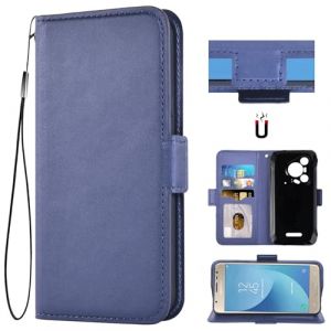 Auotu Cuir with Protection de la cam&eacute;ra PU Coque Flip Bookstyle Magn&eacute;tique Housse &Eacute;tui Cover Case pour Blackview BL7000 5G AI Smartphone (Bleu) (Auotu, neuf)