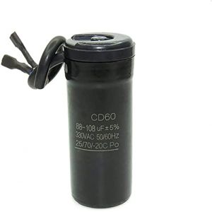 Kit condensateur 330V AC D&eacute;marreur &eacute;lectronique for r&eacute;frig&eacute;rateur Condensateur de d&eacute;marrage 47UF 64UF 75UF 80UF 88-108UF 50HZ 60Hz R&eacute;frig&eacute;rateur Compresseur Condensateurs de d&eacute;marrage Condensateur fou (menghaiqin, neuf)
