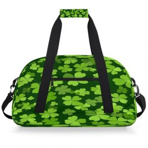 Mexpekil Sac de sport de voyage pour filles et gar&ccedil;ons, sac &agrave; main &eacute;tanche pour le sport, la danse, l'&eacute;cole, Vert tr&egrave;fle (LIFEYI, neuf)