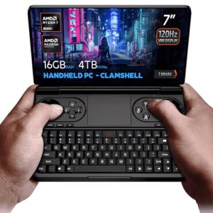 GPD Win Mini 2025 PC de Jeu Portable, AMD Ryzen 7 8840U, 8C/16T jusqu'&agrave; 5.1GHz, GPU Radeon 780M, 16GB LPDDR5X RAM, 4TB NVMe SSD, &eacute;cran Tactile 7 &raquo; 1080p 120Hz, Wi-FI 6E Bluetooth 5.3 (DROIX FR, neuf)
