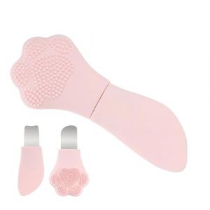 Duvcoywae Spatule Visage - Outils Mignons De Nettoyage De La Peau En Silicone Manuel | Grattoir Visage Nez Forme Patte De Chat,Pour Nez Front Menton Femmes Usage Quotidien Voyage Affaires Soir&eacute;e (xiaoyys, neuf)