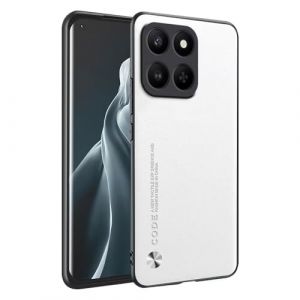 HONLEN Coque de pour Honor 400 Smart (4G/5G) / Honor X7d (6.77" inches) &Eacute;tui de T&eacute;l&eacute;phone Professionnel en Cuir, Blanc (HONLEN, neuf)