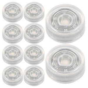 PLAFOPE 50 Pi&egrave;ces Roulements &agrave; Billes Transparents pour Moulin &agrave; Vent DIY &ndash; Mini Base Rotative L&eacute;g&egrave;re pour Loisirs Cr&eacute;atifs Accessoire Pivotant Pr&eacute;cis et Solide pour Bricolage D&eacute;coratif (Comexs, neuf)