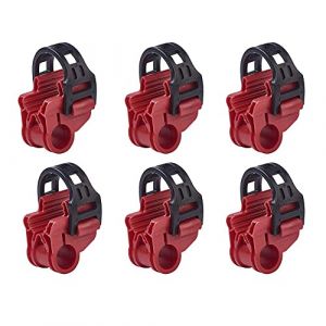 Blueshyhall Support de vélo de voiture SUV Support de coffre de vélo Support de rangement Crochets de rechange Rouge et noir (JscarlifeEU, neuf)
