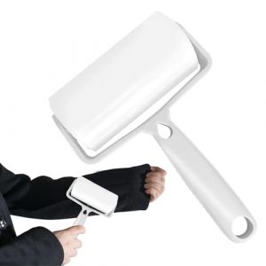 Rouleau anti-peluches réutilisable – Rouleau adhésif lavable | Rouleau de poils d'animaux réutilisable, anti-peluches collant, brosse à rouleau en polyuréthane lavable, doux et collant, anti-peluches (ruixiake, neuf)