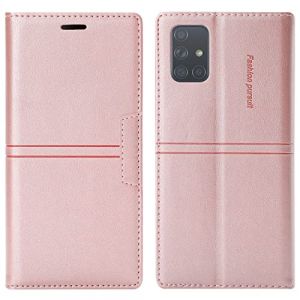 OKZone Coque Samsung Galaxy A51 5G, Etui Portefeuille Samsung A51 5G [Magn&eacute;tique] TPU Antichoc Housse Cuir pour Samsung A51 5G [Fentes pour Cartes] [Etui &agrave; Rabat] Flip Case pour Samsung A51 5G (Rose) (OKZone Authorization Store, neuf)