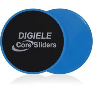 DIGIELE Disque de Glisse, Core Sliders Fitness Disques Glisseurs pour Tapis et Planchers de Bois Franc, Gliding Discs &Eacute;quipement d'exercice pour Yoga, Pilates, Crossfit, Gym & Home Abdominale Workout (REMAI-EU, neuf)