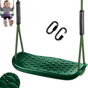 Balan&ccedil;oire de Jardin antid&eacute;rapant avec Corde r&eacute;glable et mousquetons, pour l'ext&eacute;rieur, pour Adulte, Aire de Jeux, balan&ccedil;oire arri&egrave;re, 270 kg/Vert (WWFFEN, neuf)