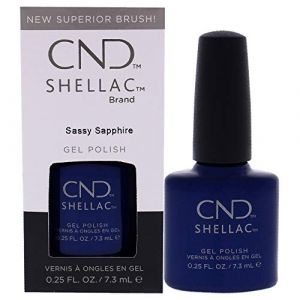 CND Shellac Vernis Gel Crystal Alchemy Sassy Sapphire 1 Unit&eacute; 7,3 ml (Beaut&eacute; Be, neuf)