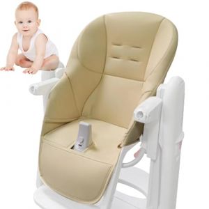 Housse Chaise Haute B&eacute;b&eacute; | Housse En Cuir PU Pour Chaise De Salle &Agrave; Manger Pour B&eacute;b&eacute; | Coussin Chaise Haute B&eacute;b&eacute; | Housse Si&egrave;ge Souple Avec Rembourrage, Pour Peg Perego Tatamia (Zeyuyun, neuf)