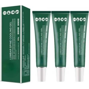 Lumbar Type Cold Compress Gel, Lumbar Spine Cooling Gel, LumbarCold CompressGel, CoolingGel for Muscles and Joint Pain Relief, Long Lasting Relief (3Pcs) (LULUYOUZUOWEI, neuf)