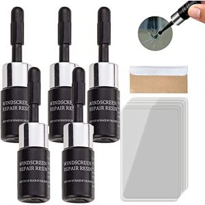 Kit de r&eacute;paration de fissures en verre, liquide de r&eacute;paration de verre, kit de r&eacute;paration de miroir &agrave; base de r&eacute;sine, liquide de r&eacute;paration de verre bris&eacute;, nano fluide de remplissage pour r&eacute;parer les (DongGuanShiZhiWuDaWangLuoKeJiYouXianGongSi, neuf)