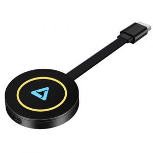 Wireless HDMI dongle,2.4GHz/4K Miracast HDMI Dongle,compatibles i-Phone/i-Pad/Android/iOS Supporte Miracast,DLNA, Airplay (Happy fruit-uk, neuf)