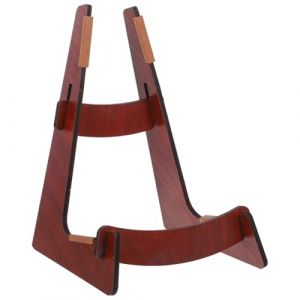 Toyvian support de guitare étagères en bois cadre en bois support au sol guitare basse pied de mandoline sable de mandoline vertical Accessoires de piano présentoir (Vendiarit, neuf)