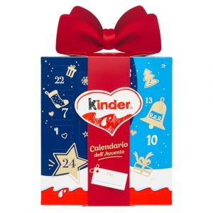 Kinder Giftbox 2025 Calendrier de l'Avent 24 Chocolats et Snacks Assortis Kinder, Id&eacute;e Cadeau, Lot de 214 gr (distribution-pro, neuf)