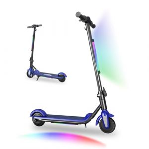 Urbanvoy Trottinette &eacute;lectrique pour Enfants 6-12 Ans, 6" Scooter &eacute;lectrique Enfant, Double Vitesse, avec &eacute;cran LED et n&eacute;ons, Frein &eacute;lectronique et autonomie de 5-8 km (Bleu) (URBAN CYCLE TECHNOLOGIES LTD, neuf)