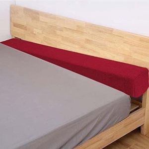 ELYSYSRL Coussin de Coussin de tête,Long lit Gap Filler, lit jumeau/Matelas Gap Connecteur, 140/180/200cm Lit Couture Filler, Lit Bridge Wall/Lit Extender(Wine Red,100x10x15cm) (MIUGOODEL, neuf)