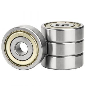 4 Pièces 6300ZZ Roulements à Billes 10x35x11mm Gorge Profonde Roulement à Bille en Acier Carbone, 6300Z Scellés Bearing, Convient pour Planches à roulettes, Trottinettes, Patins (AMPHOLY VORTEXA S.R.L., neuf)