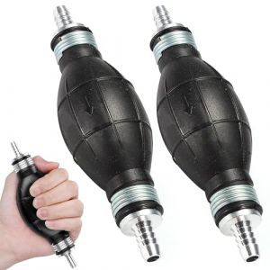 2Pcs Poire Amorcage Gasoil, 8mm Pompe Amorcage Gasoil, Pompe Manuelle Carburant Pompe Essence pour Transférer Le Gaz Carburant Diesel Eau Liquide Automobile Jardin Pompe (8 mm) (MaMa store, neuf)