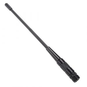 SG Store Antenne Noire pour Talkie-walkie 144/430 MHz Antenne BNC Portable Double Bande &agrave; Gain &eacute;lev&eacute; Compatible avec ICOM V8 V80 V80E V82 V85 F3S HT-66 VHF/UHF Radio 21 Cm (Sundry Goods Store, neuf)
