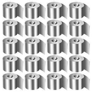 20 Pièces Bande de Feuille de Plomb, Pêche Feuille de Plomb Souple Rouleau de Pêche Accessoires Fournitures de Pêche pour Leurre de Pêche Amateurs Pêch (annakojisu, neuf)