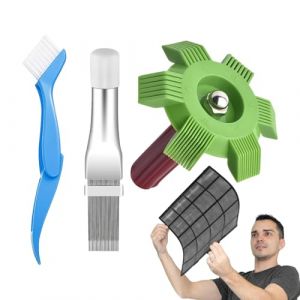 jamgeery Peigne à ailettes pour climatiseur | Peigne à ailettes pour climatiseur | de réparation de radiateur, évaporateur AC, accessoires ménagers pour adultes, professionnels, intérieur (jianfengque, neuf)