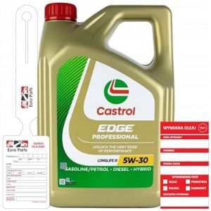 CASTROL Huile moteur EDGE Professional 5W-30 Huile synth&eacute;tique Huile ACEA C3 LongLife III 4 L (AUTODOC Shop, neuf)