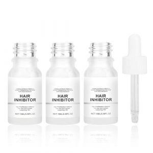 Sérum inhibiteur de croissance des cheveux doux, sérum permanent inhibiteur des cheveux, pour le visage, les bras, les jambes, les poils du corps, sans parfum, lotion unisexe avec extraits de plantes (tiurs 55ET, neuf)