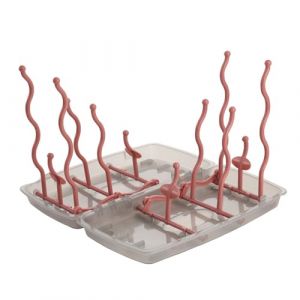 Helweet Égouttoir à Biberon, Egoutte Biberons, Sèche Biberon, Séchoir Biberons Bébé, Support de Séchage de Biberon, Supports de Séchage de Bouteilles, pour Biberons, Gobelets et Accessoires (Fredeom, neuf)