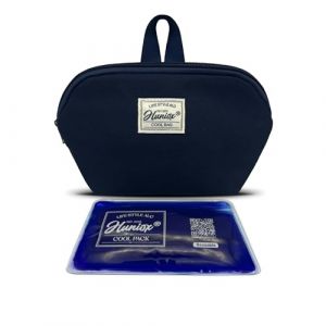 Huniox&reg; Cool Bag - Sac Glaciere Isotherme Repas - Sac Dejeuner Isotherme - Glaci&egrave;re Souple &ndash; Lunchbag - Sac Lunch Box Isotherme - Transport de Nourriture - Luch Bag (Blue, Snack) (Huniox, neuf)