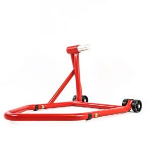 Béquille d'atelier MonoEasy Moto Monobras - Axes Ø 25,5/27,5/40,5/42,5/53,5mm - Rouge/Noir/Orange (Rouge, 42.5) (MV Parts, neuf)