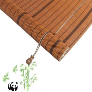 JSDMBD sur Mesure Store Venitien Store Bambou Exterieur Store Occultant Fenetre Tissé à La Main Facile à Installer Convient pour Une Utilisation Intérieure Et Extérieure G+ carbonized Color (LXXDSDDM, neuf)