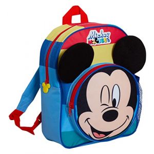 Disney Mickey Mouse Sac à dos 3D pour enfants Sac à dos pour enfants Sac à dos d'école, multicolore, taille unique (Lora Dora, neuf)